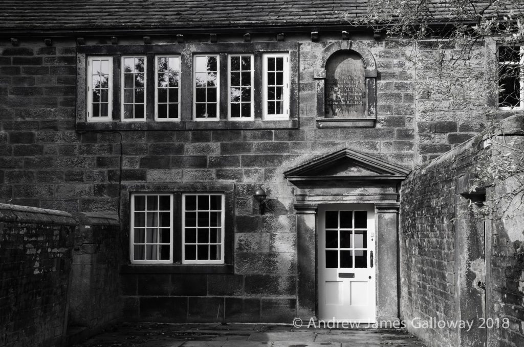 The mullioned windows of Ponden Hall